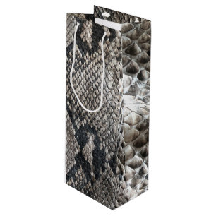 Luxury Python Snake Skin - Rich Elegant Mode Wijn Cadeautas