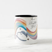 Luxury Rainbow Flow Brighter Year Two-Tone Mug (Centre)