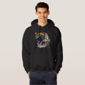 Luxury Rainbow Moon Fish 3D Star Pullover Hoodie (Devant entier)