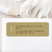 Luxury Real Estate Agent Return Address Labels (Insitu)