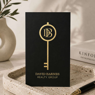 Luxury Realty Group Black Gold Visitekaartje