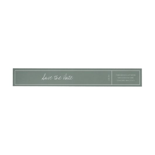 Luxury Return Address Label-Wedding, Personal (Individueel)