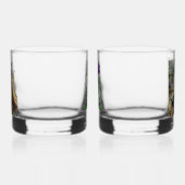 Luxury Rocks Glass Set - Personalised Monogram A Whisky Glas (Rechts)