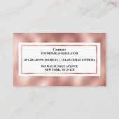 Luxury Roos Gold Cherry Blossom Visitekaartje (Achterkant)