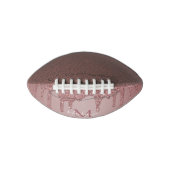 Luxury Roos Gold Glitter Drift Monogram American Football (Voorkant)