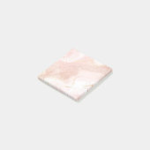 Luxury Rose Gold Ink Art Post-it Notes Block (Incliné)
