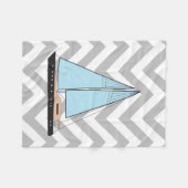 Luxury Sailing Yacht Boat Fleece Deken (Voorkant (Horizontaal))