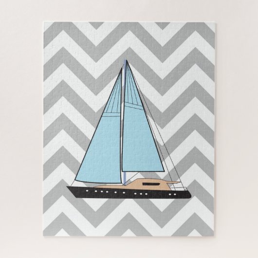 Luxury Sailing Yacht Boat Legpuzzel (Verticaal)