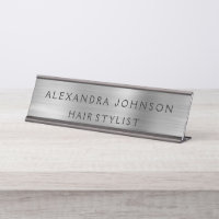 Luxury Silver Foil Modern Business