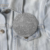 Luxury Silver Glitter Button (In situ)