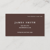 Luxury Small Business Business Card | Editable Visitekaartje (Achterkant)