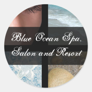 Luxury Spa Resort Theme Ronde Sticker