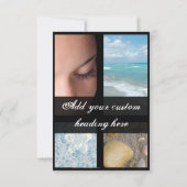 Luxury Spa Resort Theme RSVP Kaartje (Achterkant)