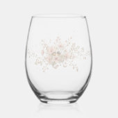 Luxury Spring Wildflower bird Spring Flower Bouque Wijnglas Zonder Voet (Voorkant)