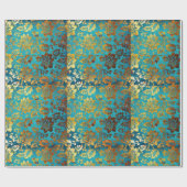 Luxury Square Design Wrapping paper Cadeaupapier (Vlak)