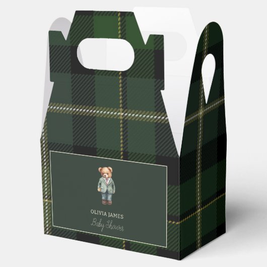 Luxury teddy bear baby shower bedankdoosjes (Geopend)