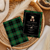 Luxury Teddy Bear baby shower Invitation