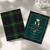 Luxury Teddy Bear baby shower Invitation