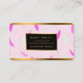 Luxury Trendy Feathers Boho Collection Visitekaartje (Voorkant)