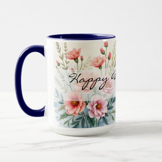 Luxury Trendy Wildflowers Beautiful Collection Mok (Links)