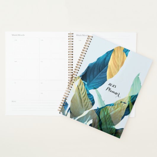 Luxury Tropical Leaves Planner (Display)