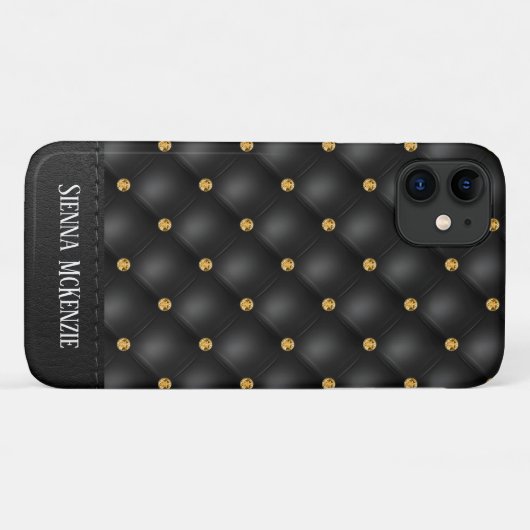 Luxury Tufted Texture Case-Mate iPhone Case (Achterkant (horizontaal))