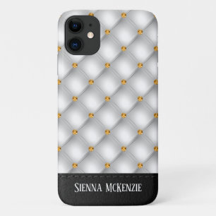 Luxury Tufted Texture iPhone 11 Hoesje