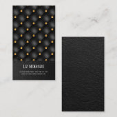 Luxury Tufted Texture Visitekaartje (Voorkant / Achterkant)