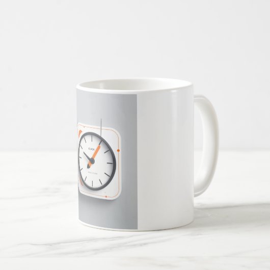 Luxury Watch Logo Mug | Premium Timepiece Artwork (Devant droit)