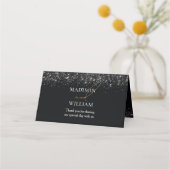 Luxury Wedding Black en Oranje Floral design (Achterkant)