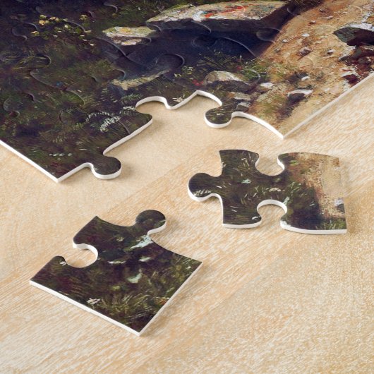 Luzermeer, Albert Bierstadt Legpuzzel (Zijkant)