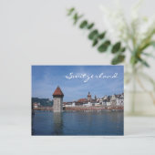 Luzern, carte postale Suisse (Debout devant)