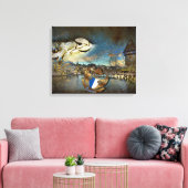 LUZERN Grunge - Canvas Afdruk (Insitu (Woonkamer))