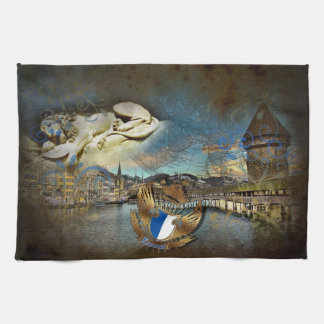 LUZERN Grunge - Keukendoek Theedoek