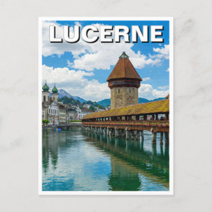 Luzern Zwitserland Reizen Briefkaart