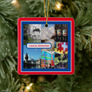 Luzerne, Zwitserland Keramisch Ornament