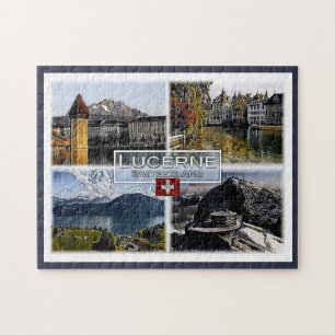 Luzerne - Zwitserland - mozaïek - Legpuzzel