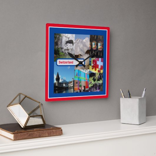 Luzerne, Zwitserland Vierkante Klok (Kantoor)