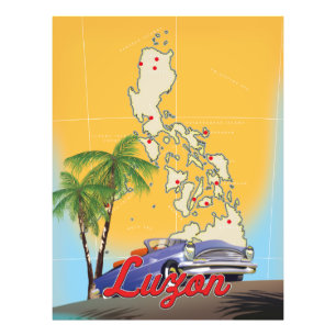 Luzon Filipijnen Reisposter Foto Afdruk