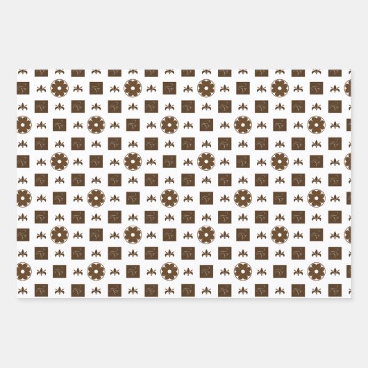 LV CHOCOLATE & VANILLA INPAKPAPIER VEL (Voorkant)