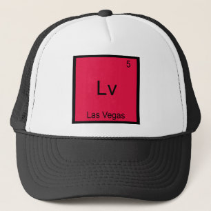 Lv - Las Vegas City Chemie Elementsymbool T-shirt Trucker Pet