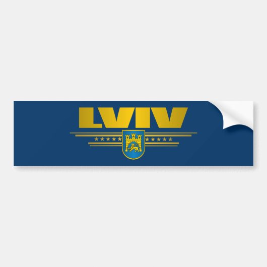 Lviv COA Bumpersticker (Voorkant)