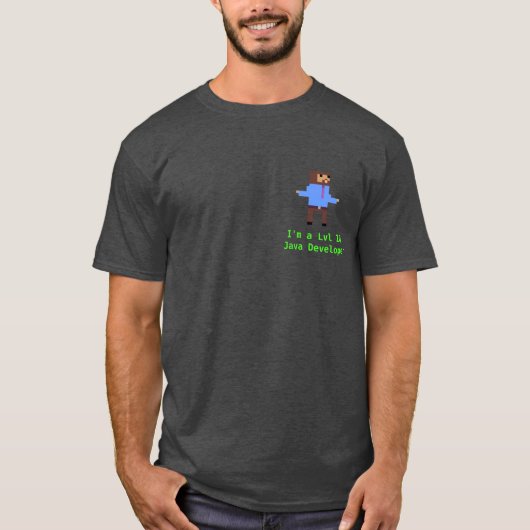 LVL 10 Java-ontwikkelaar T-shirt (Voorkant)