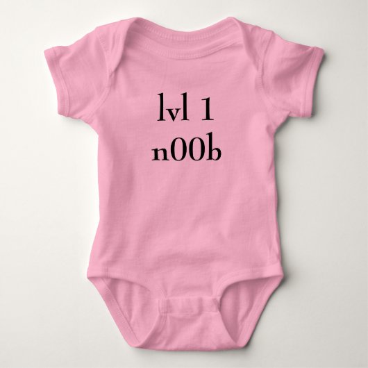 lvl 1n00b romper (Voorkant)