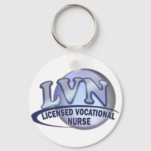LVN Fun Blue Logo, VERGUNNING VOOR BEROEPSOPLEIDIN Sleutelhanger