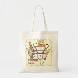 LVN-verpleegster Collage op maat gemaakte verpleeg Tote Bag
