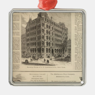 LW Lawrence en Bankers Birmingham Iron Metalen Ornament