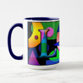 LW Monogramed, Geparkeerd, de mok van de Koffie va (Links)