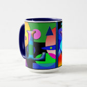 LW Monogramed, Geparkeerd, de mok van de Koffie va (Voorkant links)