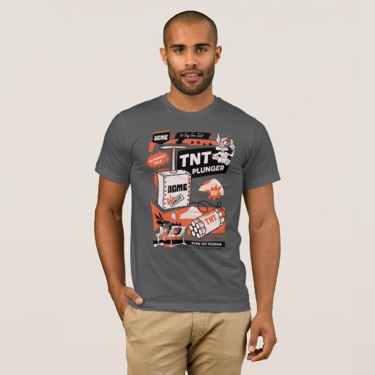 LWILE E. COYOTE™ | ACME TNT Dynamite Plunger T-shirt (Voorkant volledig)
